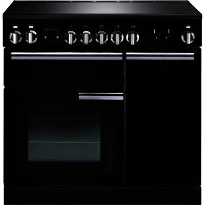 Rangemaster Professional+ 90cm Electric 91730 Range Cooker in Black with Induction Hob Rangemaster Professional+ 90cm Electric 91730 Range Cooker in Black with Induction Hob
